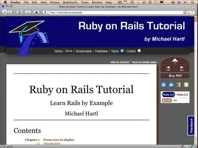 Ruby On Rails 3 Tutorial - Learn Rails By Example