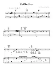 Mad man moon - Genesis (Piano-Vocal-Guitar (Piano Accompaniment))