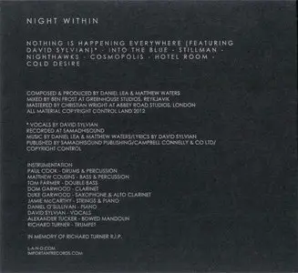 L A N D - Night Within (2012) {Important Records} (ft. David Sylvian)
