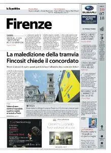 la Repubblica Firenze - 10 Luglio 2018