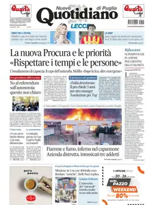 Quotidiano di Puglia Lecce - 21 Gennaio 2025