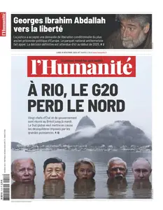 L'Humanité - 18 Novembre 2024