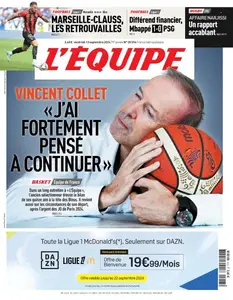 L’equipe du Vendredi 13 Septembre 2024