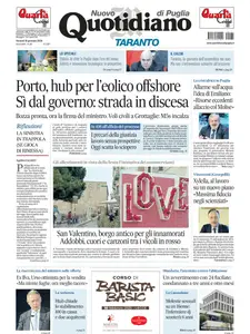 Quotidiano di Puglia Taranto - 31 Gennaio 2025