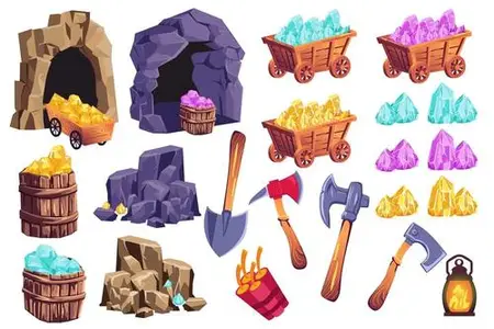 Cartoon Game Mining Tools