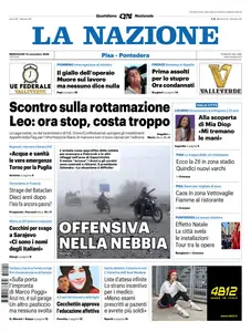 La Nazione Pisa Pontedera - 12 Novembre 2025
