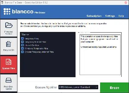 Blancco File Eraser Enterprise 8.6.3