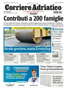 Corriere Adriatico Fermo - 8 Maggio 2025