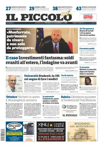 Il Piccolo di Alessandria - 10 Ottobre 2025