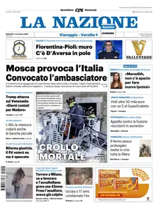 La Nazione Viareggio Versilia - 4 Novembre 2025