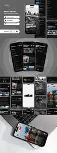 PaperTone - News Portal Mobile App Design Template WBQUXX7