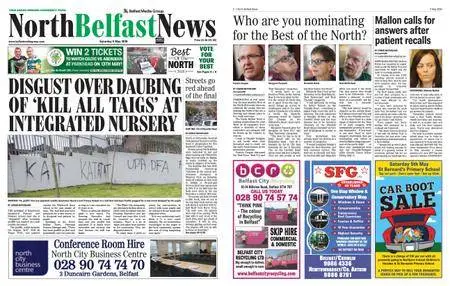 North Belfast News – May 05, 2018