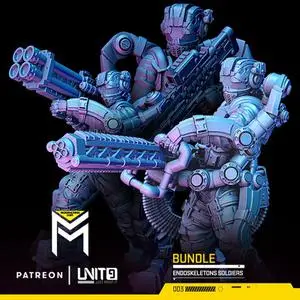 Cyberpunk - Endoskeleton soldiers Bundle