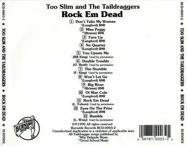 Too Slim And The Taildraggers - Rock Em Dead (1990)