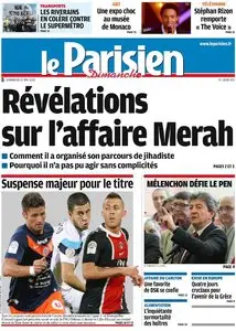 Le Parisien du Dimanche 13 Mai 2012