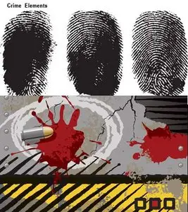 Crime Vector Elements