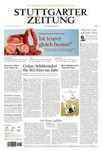 Stuttgarter Zeitung Kreisausgabe Göppingen - 08. August 2019