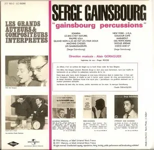 Serge Gainsbourg - Gainsbourg Percussions (1964) {Mercury Records - Vinyl Replica Reissue 2011 Set, CD 4of12}