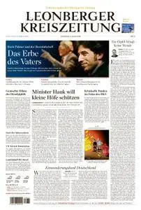 Leonberger Kreiszeitung - 02. August 2018