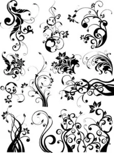 Floral design Elements for Photoshop