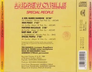 Andrew Cyrille - Special People (1995)
