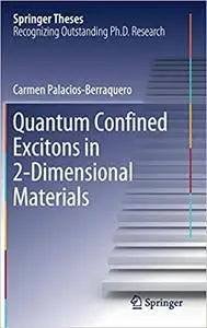 Quantum Confined Excitons in 2-Dimensional Materials