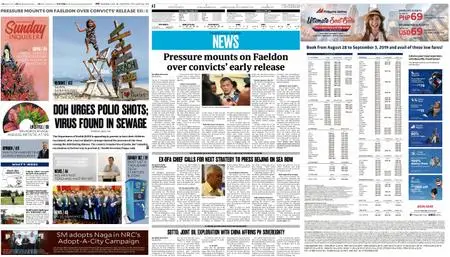 Philippine Daily Inquirer – September 01, 2019