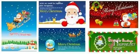 Xmas vector cards