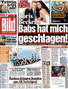 Bild Zeitung vom 25 September 2013