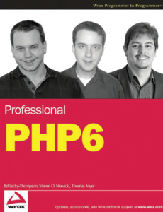 Professional PHP6 (Wrox Programmer to Programmer)(Repost)