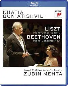 Zubin Mehta, Khatia Buniatishvili - Liszt: Piano Concerto No.2; Beethoven: Piano Concerto No.1 (2016) [Blu-Ray]