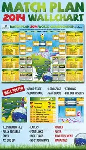 GraphicRiver Matchplan 2014 Wallchart