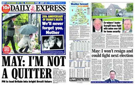 Daily Express – August 31, 2017