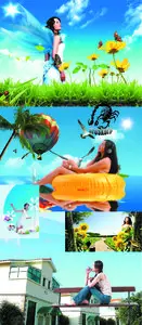 Nice girl - Psd template(5)