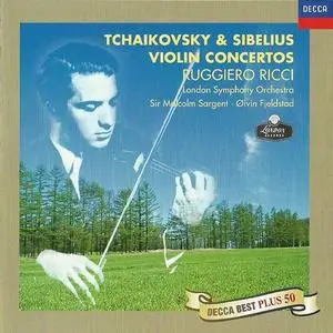 Ruggiero Ricci, Sir Malcolm Sargent, Øivin Fjeldstad - Tchaikovsky, Sibelius: Violin Concertos (2002)