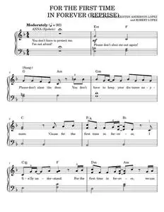 For The First Time In Forever (Reprise) (from Disney's Frozen) - Kristen Bell & Idina Menzel (Easy Piano)