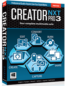 Corel Roxio Creator NXT Pro 3 v16.0 Multilingual + Addon
