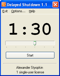 Delayed Shutdown ver.1.11