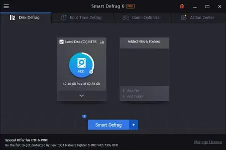 IObit Smart Defrag Pro 6.4.0.257 + Portable