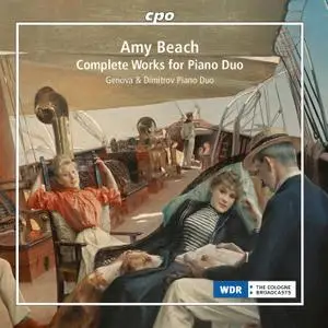 Genova & Dimitrov Piano Duo - Beach: Complete Works for Piano Duo (2022) [Official Digital Download 24/48]