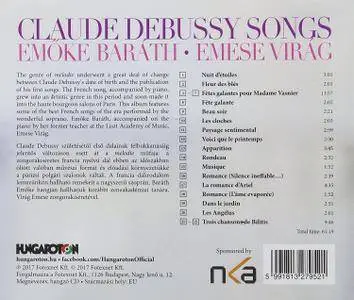 Emoke Baräth & Emese Virágh - Debussy: Songs (2017)