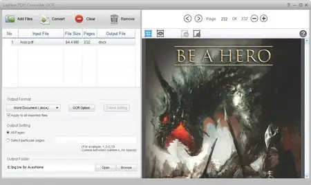 Lighten PDF Converter OCR 3.5.0
