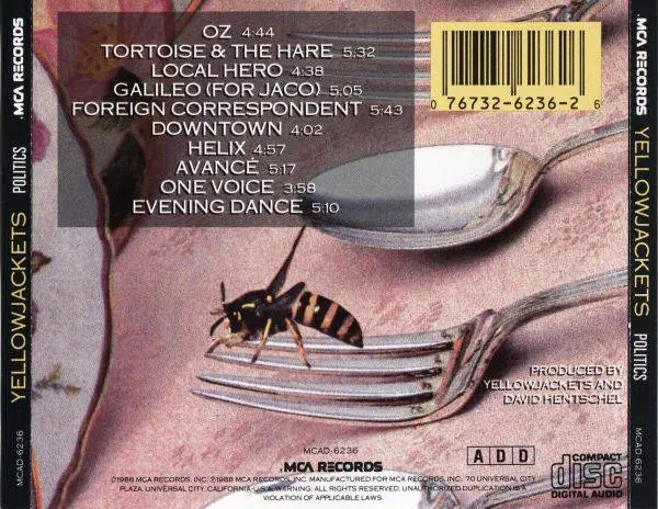 Yellowjackets - Politics (1988) {MCAD-6236}