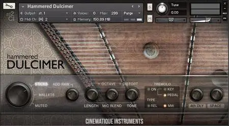 Cinematique Instruments Hammered Dulcimer KONTAKT