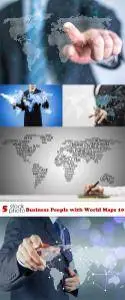 Photos - Business People with World Maps 10