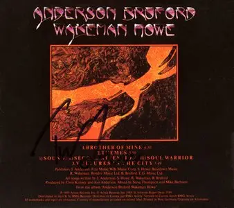 Anderson, Bruford, Wakeman, Howe - Brother Of Mine (1989) [CD Single] RE-UPLOAD
