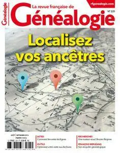 La Revue Française de Généalogie N 225 - Aout/Septembre 2016