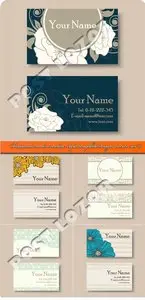 Business cards creative style template design vector set 31
