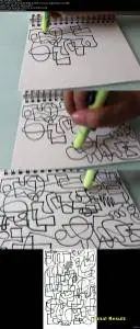 Doodle Design for Paper Bag Mockup with Photoshop