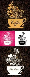 Creative Coffee Cup Vector